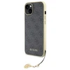 Apple iPhone 15 Plus Guess dėklas 4G Charms Collection (GUHCP15MGF4GGR) pilkos spalvos