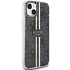 Apple iPhone 14 plus / 15 plus Guess dėklas IML 4G Gold Stripe (GUHCP15MH4PSEGK) juodos spalvos