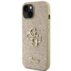 Dėklas GUESS GUHCP15MHG4SGD IPHONE 15 PLUS / 14 PLUS 6.7 "GOLD / GOLD HARDCASE GLITTER SCRIPT BIG 4G