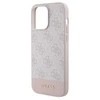 Dėklas Guess 4G Bottom Stripe Collection - Apple iPhone 15 Pro Max Case pink