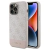 Dėklas Guess 4G Bottom Stripe Collection - Apple iPhone 15 Pro Max Case pink