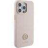 Dėklas GUESS GUHCP15XM4DGPPP IPHONE 15 PRO MAX 6.7 "LIGHT Rožinis/Rožinis HARDCASE SILICONE LOGO STRASS 4G