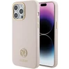 Dėklas GUESS GUHCP15XM4DGPPP IPHONE 15 PRO MAX 6.7 "LIGHT Rožinis/Rožinis HARDCASE SILICONE LOGO STRASS 4G