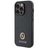 Dėklas Guess 4G Strass Metal Logo - Apple iPhone 15 Pro Max case juodas