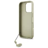 Guess GUHCP16LGF4GGR Apple iPhone 16 Pro 6.3" dėklas telefonui juodos spalvos 4G Charms Collection