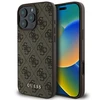 Guess 4G Classic - dėklas skirtas Apple iPhone 16 Pro Max ruda