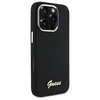Dėklas Guess GUHCP16XSMBSLK Apple iPhone 16 Pro Max 6.9" juodos spalvos hardcase Silicone Script Metal Logo &amp; Frame