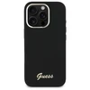 Dėklas Guess GUHCP16XSMBSLK Apple iPhone 16 Pro Max 6.9" juodos spalvos hardcase Silicone Script Metal Logo &amp; Frame