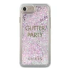 Apple iPhone SE 2022 / SE 2020 / 7 / 8 Guess Hard dėklas Liquid Glitter Party (GUHCP7GLUQPU) violetinės spalvos
