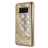 Dėklas Guess GUHCS10LPEOLGGO S10e G970 auksinė/auksinis hard case 4G Peony Liquid Glitter