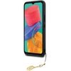 Samsung Galaxy S23 FE Guess dėklas 4G Charms Collection (GUHCS23FEGF4GBR) rudos spalvos