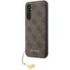Samsung Galaxy S23 FE Guess dėklas 4G Charms Collection (GUHCS23FEGF4GBR) rudos spalvos