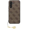 Samsung Galaxy S23 FE Guess dėklas 4G Charms Collection (GUHCS23FEGF4GBR) rudos spalvos