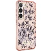 Guess dėklas, skirtas Samsung Galaxy S23 Plus GUHCS23MHCFWSP rožinės spalvos HC IML Flower