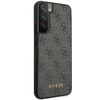 Samsung Galaxy S23 Guess dėklas 4G Metal Gold Logo (GUHCS23SG4GFGR) pilkos spalvos