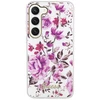 Samsung Galaxy S23 Guess Flower Collection dėklas (GUHCS23SHCFWST) baltos spalvos