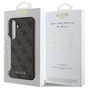 GUESS dėklas skirtas Samsung Galaxy S24 FE GUHCS24FEG4GFBR (HC PU 4G Metal Logo) rudos spalvos