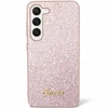Samsung Galaxy S24 Guess dėklas Glitter Script (GUHCS24SHGGSHP) rožinės spalvos