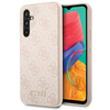 Guess 4G Metal Gold Logo - dėklas skirtas Samsung Galaxy A54 5G Rožinė