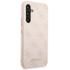 Guess 4G Metal Gold Logo - dėklas skirtas Samsung Galaxy A54 5G Rožinė