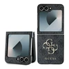 Guess PU 4G Metal Logo Samsung Galaxy Z Flip6 dėklas telefonui pilkos spalvos