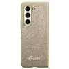 Samsung Galaxy Z Fold 5 Guess Dėklas Glitter Script (GUHCZFD5HGGSHD) aukso spalvos