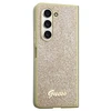 Samsung Galaxy Z Fold 5 Guess Dėklas Glitter Script (GUHCZFD5HGGSHD) aukso spalvos