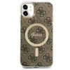 GUESS GUHMN61H44 IPHONE 11 6.1" RUDAS/RUDAS KIETAS DĖKLAS 4G MAGSAFE