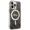 Dėklas GUESS GUHMP13LH4STK IPHONE 13 PRO / 13 6.1 "Juodas / Juodas HARDCASE 4G MAGSAFE
