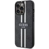 Dėklas GUESS GUHMP13LP4RPSK IPHONE 13 PRO / 13 6.1 "Juodas / Juodas HARDCASE 4G PRINTED STRIPES MAGSAFE