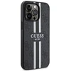 Dėklas GUESS GUHMP13LP4RPSK IPHONE 13 PRO / 13 6.1 "Juodas / Juodas HARDCASE 4G PRINTED STRIPES MAGSAFE