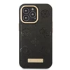 Apple iPhone 13 Pro Guess dėklas Peony Logo Plate MagSafe (GUHMP13LSAPSTK) juodos spalvos