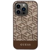 GUESS GUHMP14LHGCFSEW IPHONE 14 PRO 6.1 "RUDAS / RUDAS KIETAS DĖKLAS GCUBE STRIPES MAGSAFE