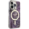 Dėklas GUESS GUHMP14LHLEOPWP IPHONE 14 PRO 6.1 "Rožinis/Rožinis HARDCASE LEOPARD MAGSAFE