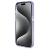 Dėklas GUESS GUHMP14LHRSGU IPHONE 14 PRO 6.1 "purpurinis/purpurinis KIETAS DĖLĖS RING STOVAS SCRIPT GLITTER MAGSAFE
