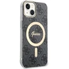 Dėklas Guess GUHMP14MH4STK iPhone 14 Plus/ 15 Plus 6.7" juoda/juodas hardcase 4G MagSafe