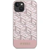 Dėklas GUESS GUHMP14SHGCFSEP IPHONE 14/15/13 6.1 "Rožinis / Rožinis HARD CASE GCUBE STRIPES MAGSAFE