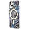 Apple iPhone 14 Guess dėklas Leopard MagSafe (GUHMP14SHLEOPWB) mėlynos spalvos