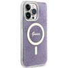 Apple iPhone 14 Pro Max Guess dėklas 4G MagSafe (GUHMP14XH4STU) violetinės spalvos