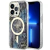 Dėklas GUESS GUHMP14XHLEOPWB IPHONE 14 PRO MAX 6.7 "Mėlynas/Mėlynas HARDCASE LEOPARD MAGSAFE