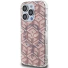 Dėklas GUESS GUHMP15LHGCUSTGP IPHONE 15 PRO 6.1 "Rožinis/Rožinis HARDCASE IML GCUBE MAGSAFE