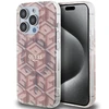 Dėklas GUESS GUHMP15LHGCUSTGP IPHONE 15 PRO 6.1 "Rožinis/Rožinis HARDCASE IML GCUBE MAGSAFE