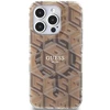 Dėklas GUESS GUHMP15LHGCUSTGW IPHONE 15 PRO 6.1 "RUDAS / RUDAS KIETAS DĖLIS IML GCUBE MAGSAFE