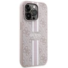 Guess 4G Printed Stripes MagSafe Apple iPhone 15 Pro - dėklas telefonui rožinės spalvos
