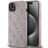 Guess 4G Collection Leather Metal Logo MagSafe - dėklas skirtas Apple iPhone 15 Plus / 14 Plus pink