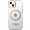 Guess dėklas, skirtas iPhone 15 Plus 6,7 GUHMP15MHTRMD auksinis HC Magsafe Metal Outline