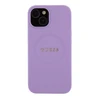 Apple iPhone 15 Guess dėklas Saffiano MagSafe (GUHMP15SPSAHMCU) violetinės spalvos