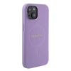 Apple iPhone 15 Guess dėklas Saffiano MagSafe (GUHMP15SPSAHMCU) violetinės spalvos