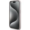 Guess GUHMP15XG4GFRP Apple iPhone 15 Pro Max 6.7" rožinės spalvos harddėklas 4G Collection Leather Metal Logo Mag