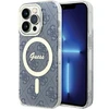 Apple iPhone 15 Pro Max Guess dėklas IML 4G MagSafe (GUHMP15XH4STB) mėlynos spalvos